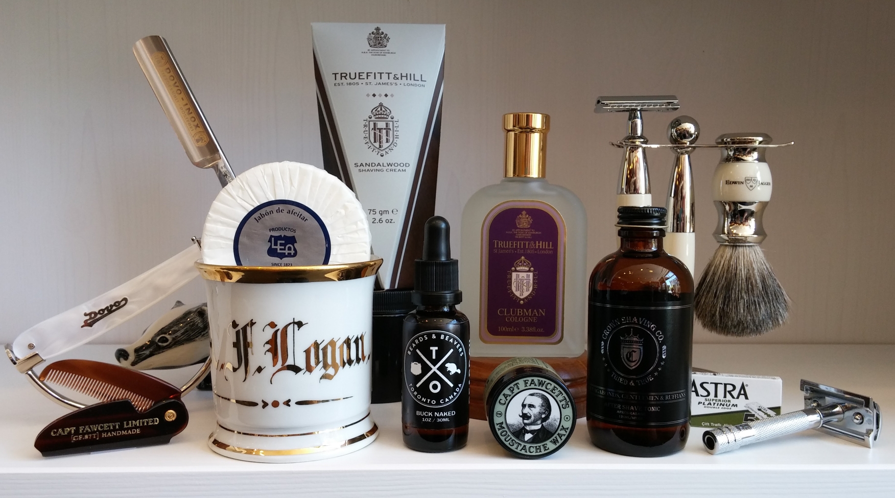 luxury men's grooming kit